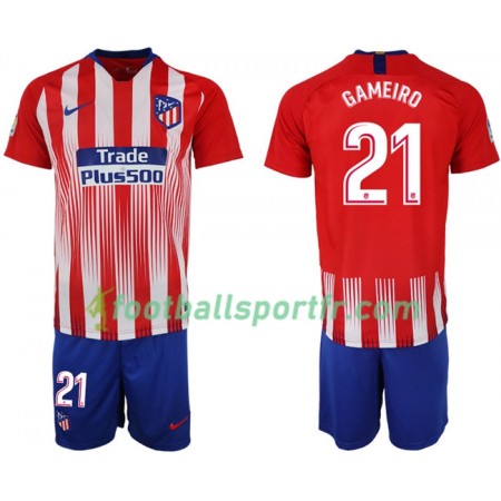 Tenue Atlético Madrid GAMEIRO 21 Enfant Domicile 2018-2019 Maillot de Foot
